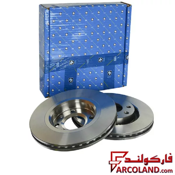 دیسک ترمز جلو ایساکو مدل 0670202205 مناسب پژو 207 بسته 2 عددی