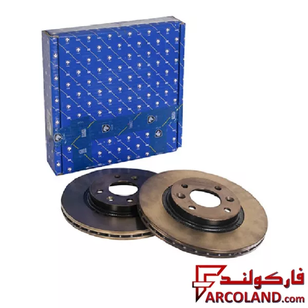 دیسک ترمز جلو ایساکو مدل 0670207802 مناسب رنو تندر L90 (ال 90) بسته 2 عددی