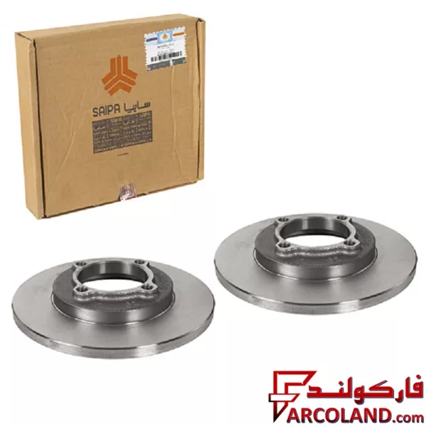 دیسک ترمز جلو سایپا یدک مناسب پراید بسته 2 عددی