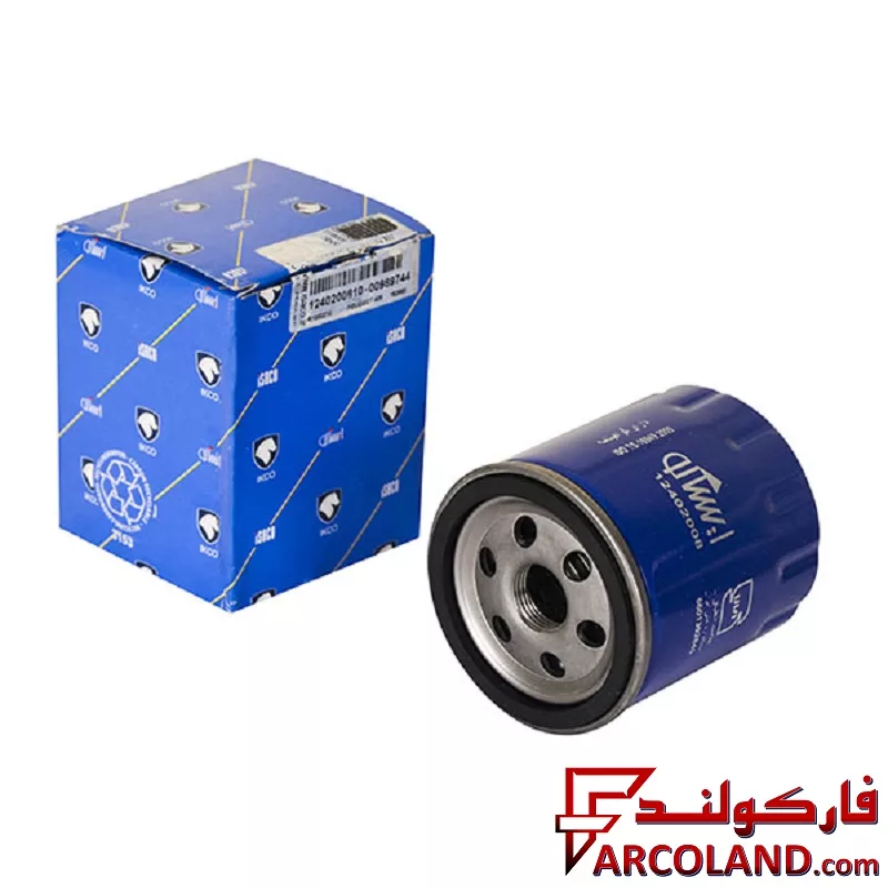 فیلتر روغن موتور ایساکو مدل 12402008 مناسب پژو 405