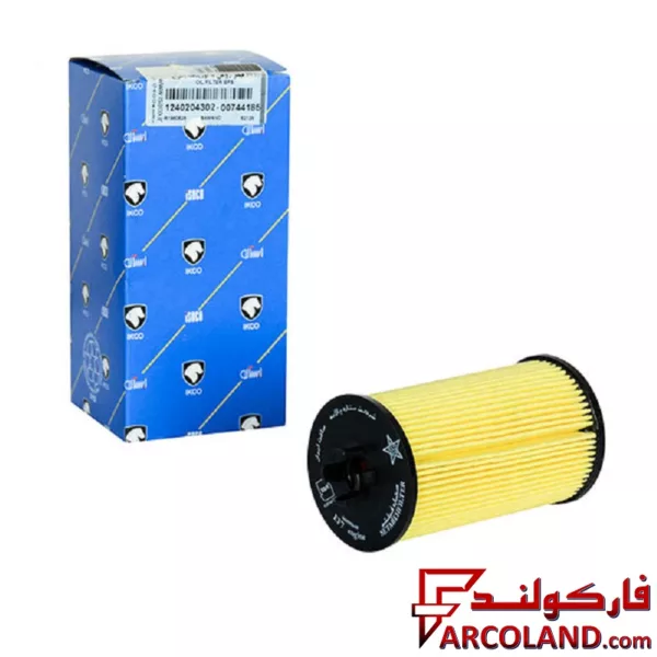فیلتر روغن موتور ایساکو مدل 12402043 مناسب دنا
