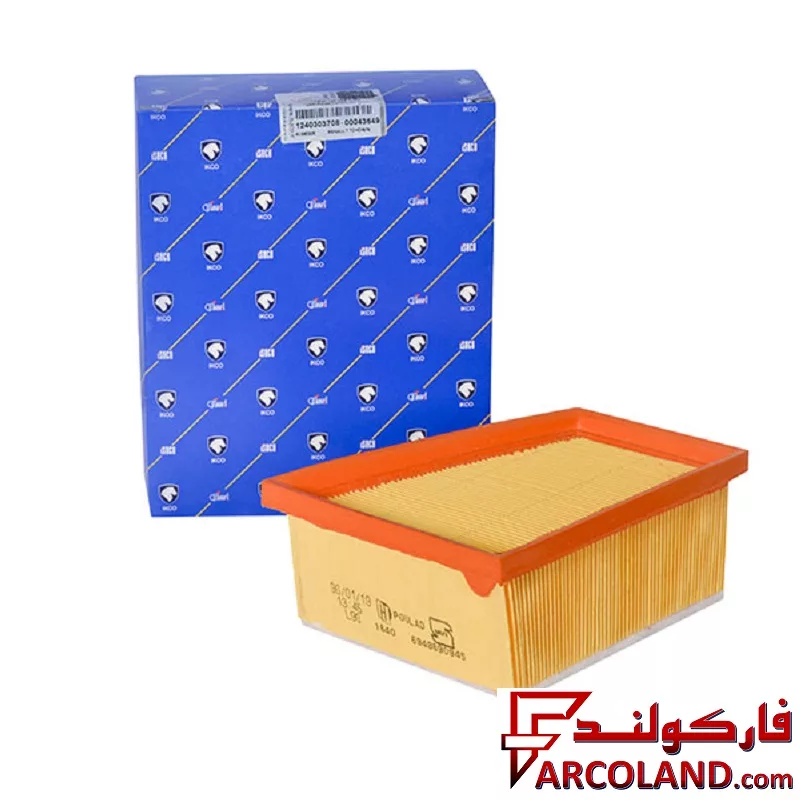 فیلتر هوا ایساکو مدل 12403037 مناسب رنو تندر 90