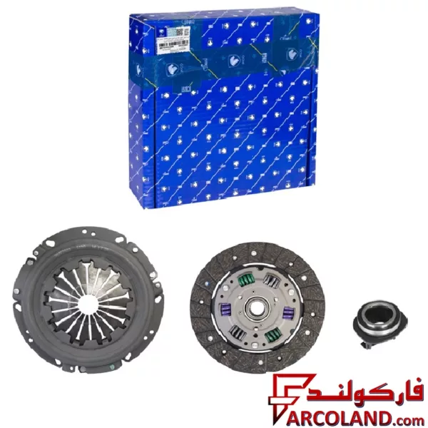 کیت کامل دیسک و صفحه و بلبرینگ کلاچ ایساکو مدل 06703023 مناسب رنو استپ وی (ال 90)