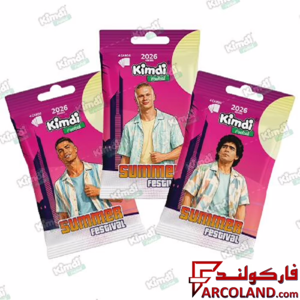 کیمدی کارت فوتبال سامر مدل Kimdi Summer 2026 بسته 3 عددی