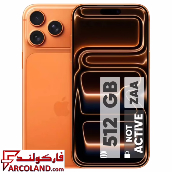 گوشی موبایل اپل iPhone 17 Pro Max ZA/A ظرفیت 512 گیگابایت رم 12 گیگابایت – نات اکتیو